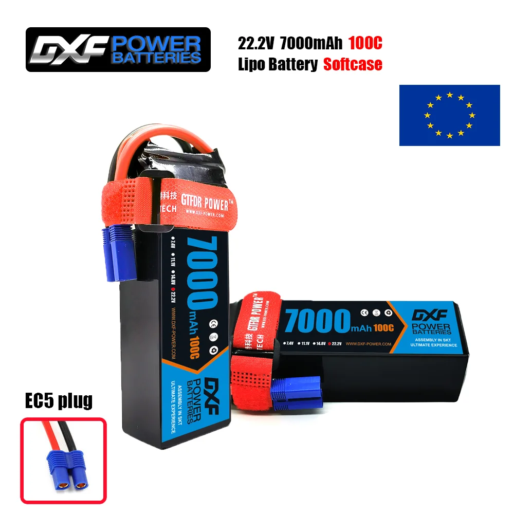 6S Lipo Battery 22.2V 5000Mah - Akumulator DXF 6S Lipo 22,2 V