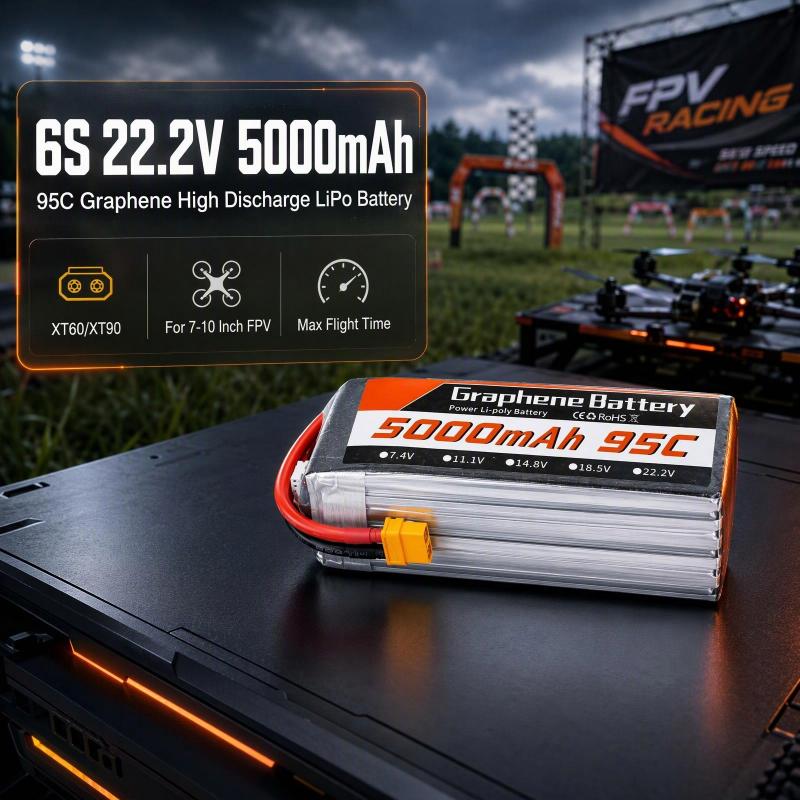 6S Lipo Battery 22.2V 5000Mah - Akumulator LiPo 6S 22,2 V, 5000