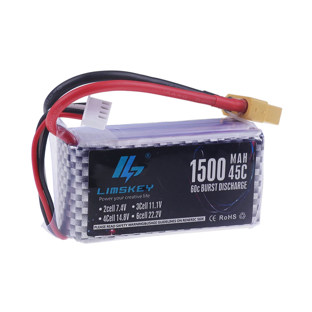 Akumulator Lipo 2S 3S 4S 6S 15 – 4S Lipo Battery 14.8V 6000Mah recenzja i cena