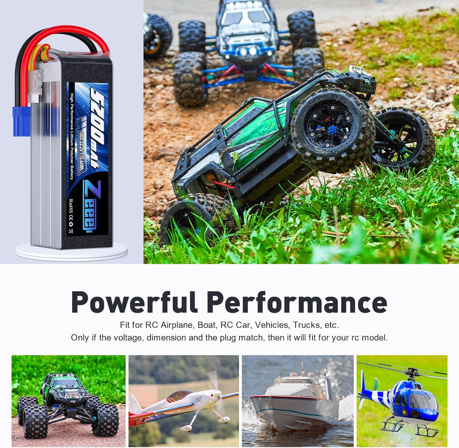 Zeee 6S 5200mAh bateria Lipo 2 – 6S Lipo Battery 22.2V 5000Mah recenzja i cena